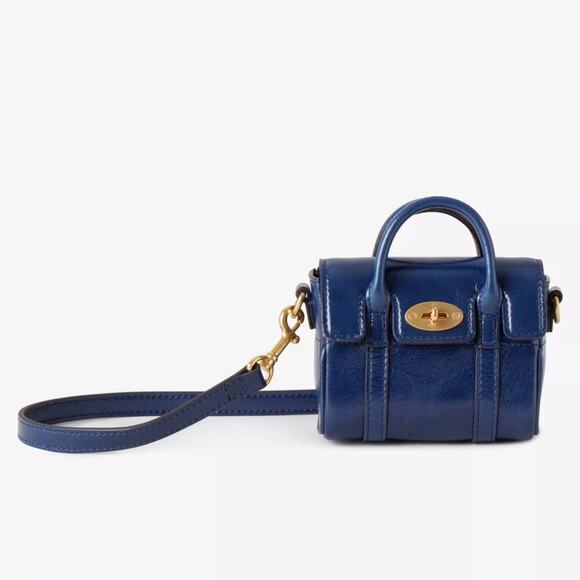 Mulbury | Bayswater brand-engraved leather cross-body bag - Picture 1 of 11